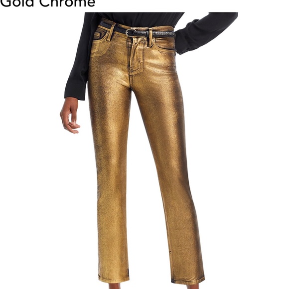 NWT ❤️FRAME Le High Straight. jeans gold chrome sz 27in Bloomingdale’s
❤️offers - Picture 3 of 16